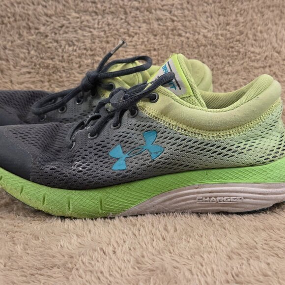 UA Charged Bandit 5 – Youth 6Y, Grey/Lime - Picture 3 of 6